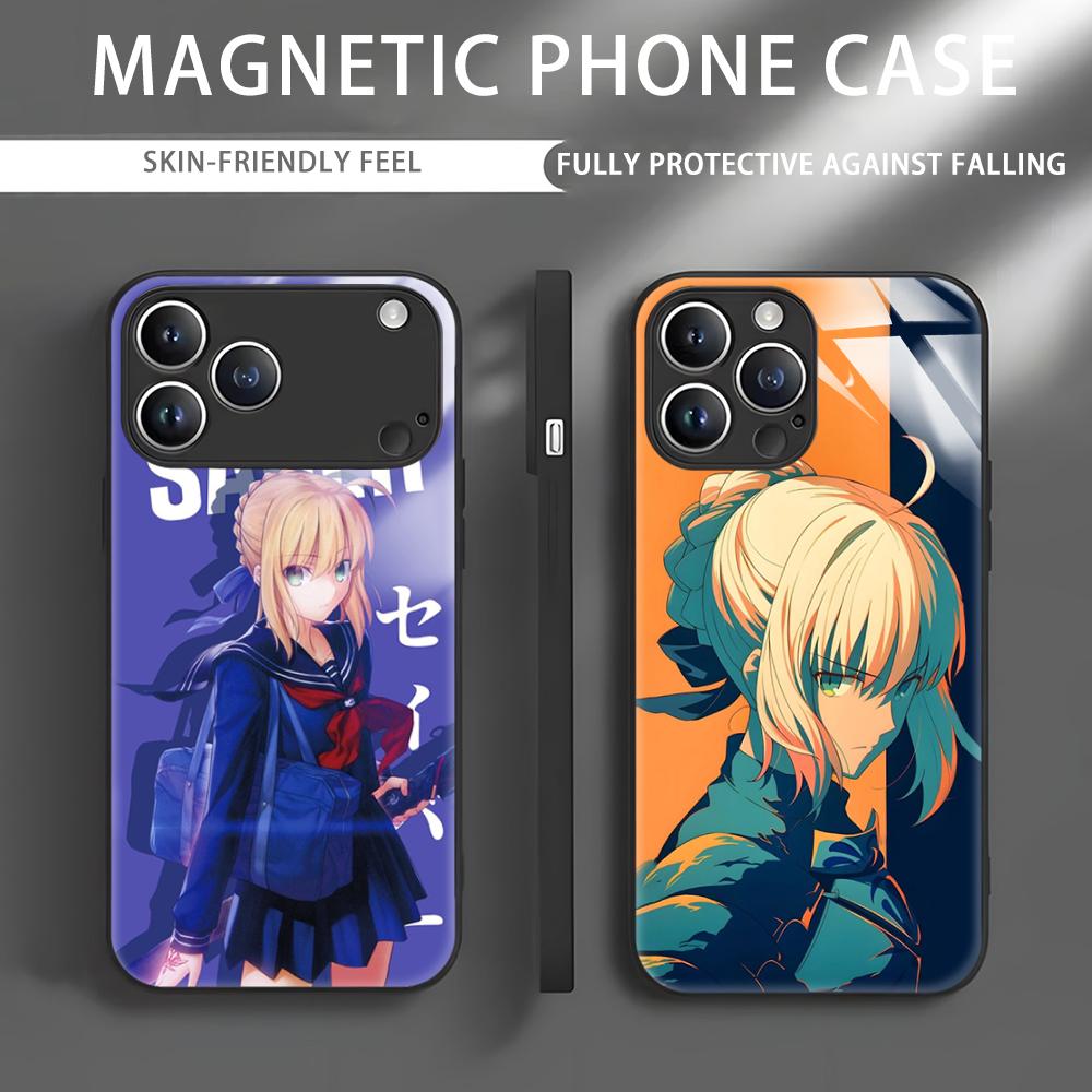 Apple Iphone 16 - Anime Fate S-Saber Phone Case For
