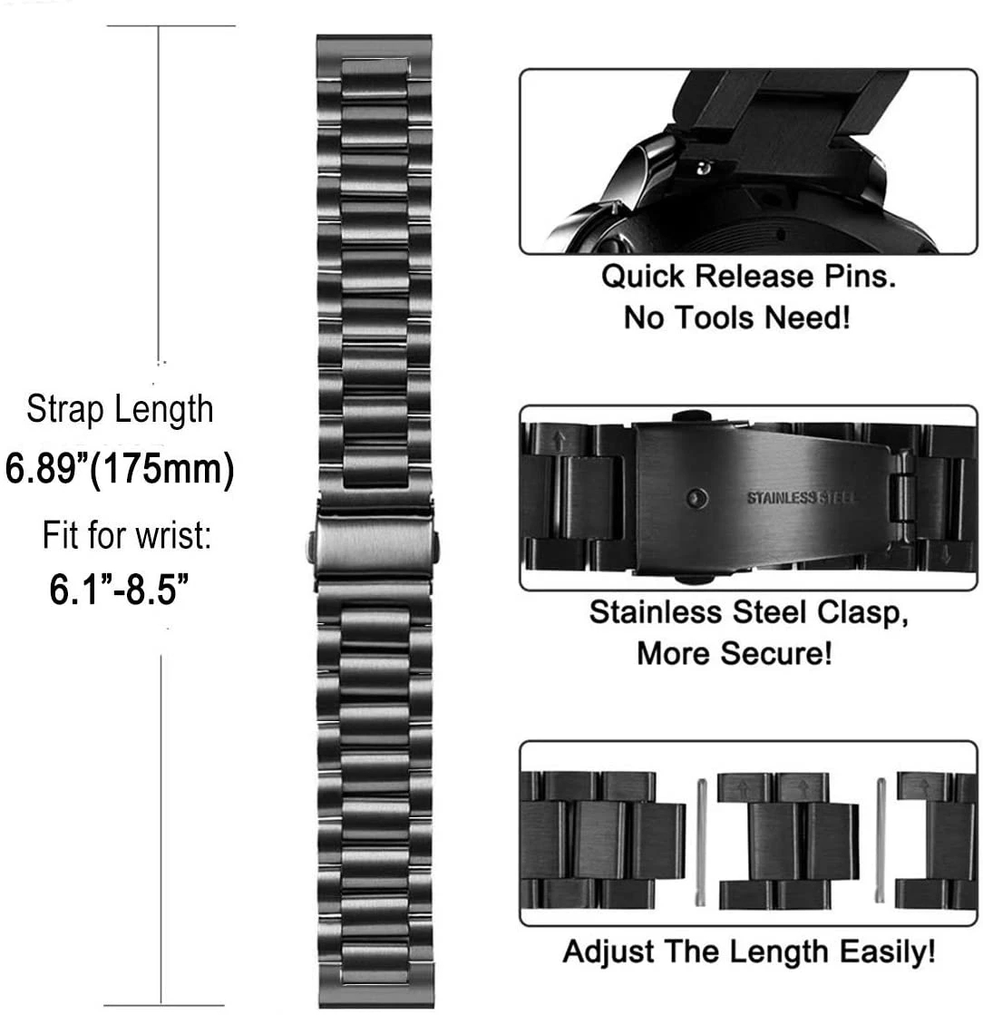 Stainless Steel Band For Motor - Motorola Smartwatch Accessories review and price