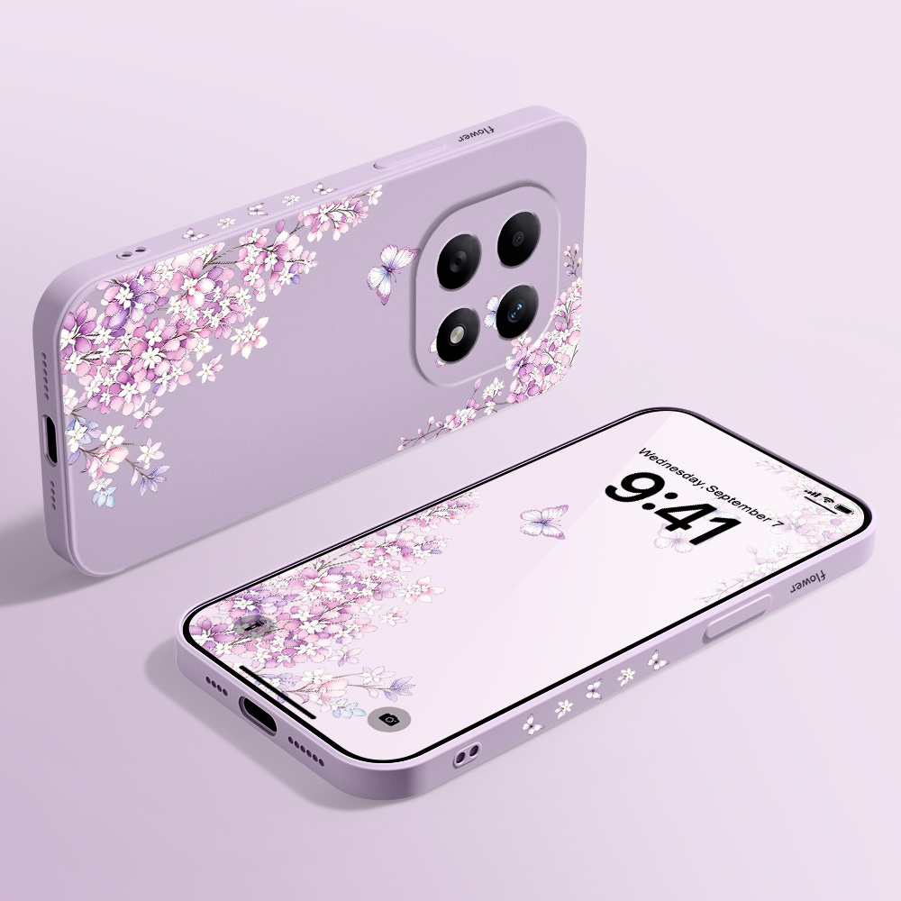Violet Floral Phone Case For X - Xiaomi Redmi Note 13 review and price