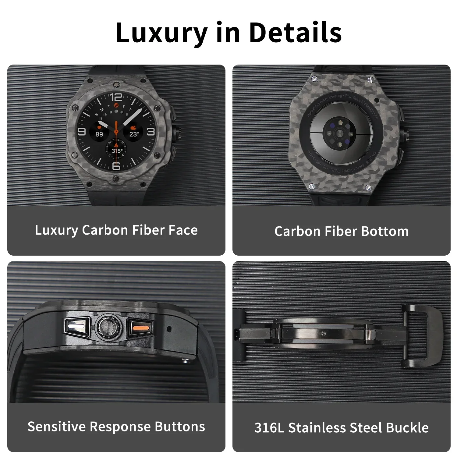 Luxury Modification Kit for Sa - Samsung Smartwatch Accessories review and price