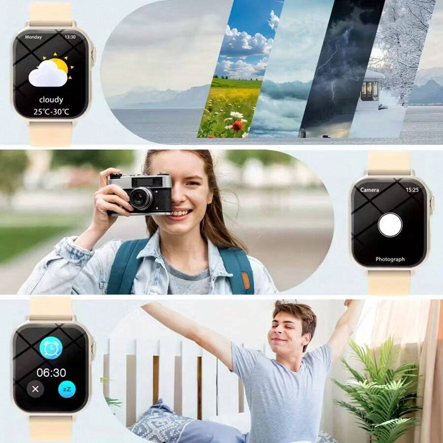 1pc 2025 Smartwatch With Full  - Smartwatch Touch review and price