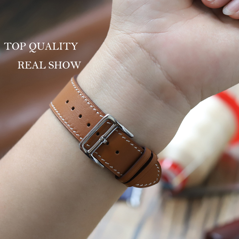 With Gift Box Genuine Leather  - Smartwatch Accessories Shop review and price