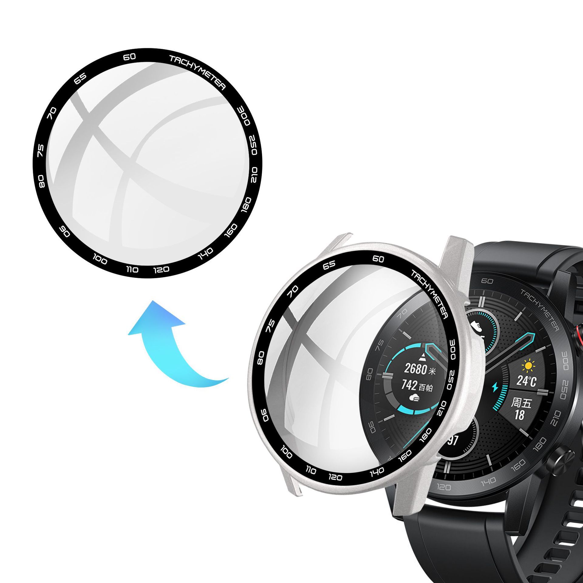 Hard Edge Glass Screen Protect - Motorola Smartwatch Accessories review and price