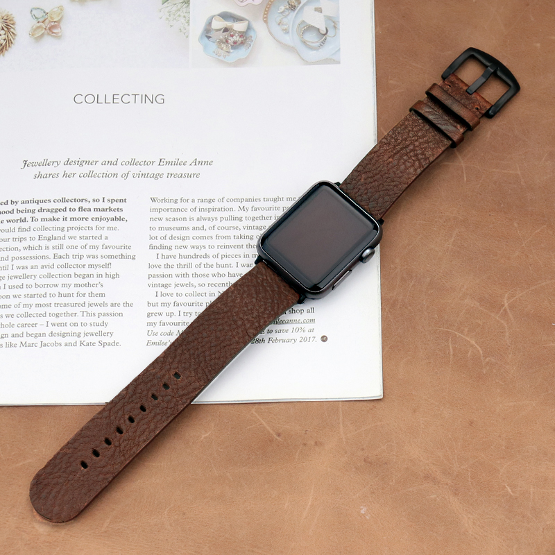 Italian Calfskinl Strap for Ap - Smartwatch Accessories Shop review and price