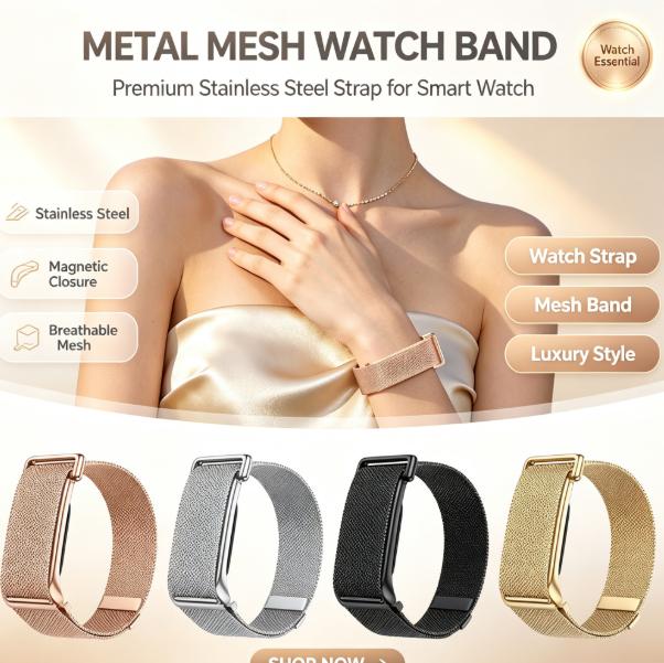 Stainless Steel Milanese Metal - Stainless Mesh Band review and price