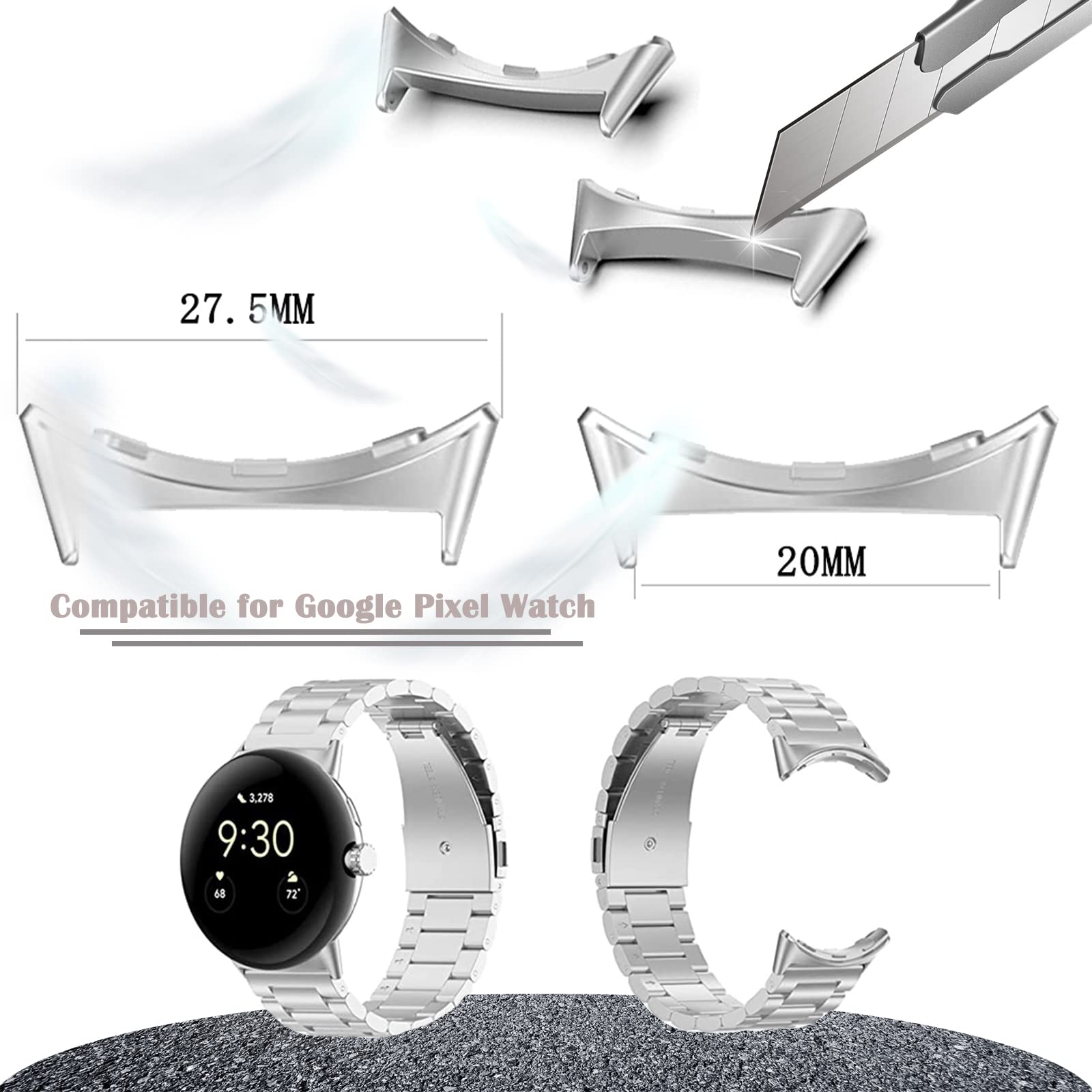 Winter Gradient Furry Transpar - Leather Classic Strap review and price