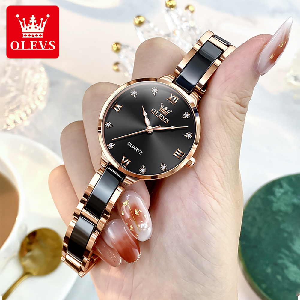 OLEVS 5872 Women Watches Quart - Accessories With Watch review and price