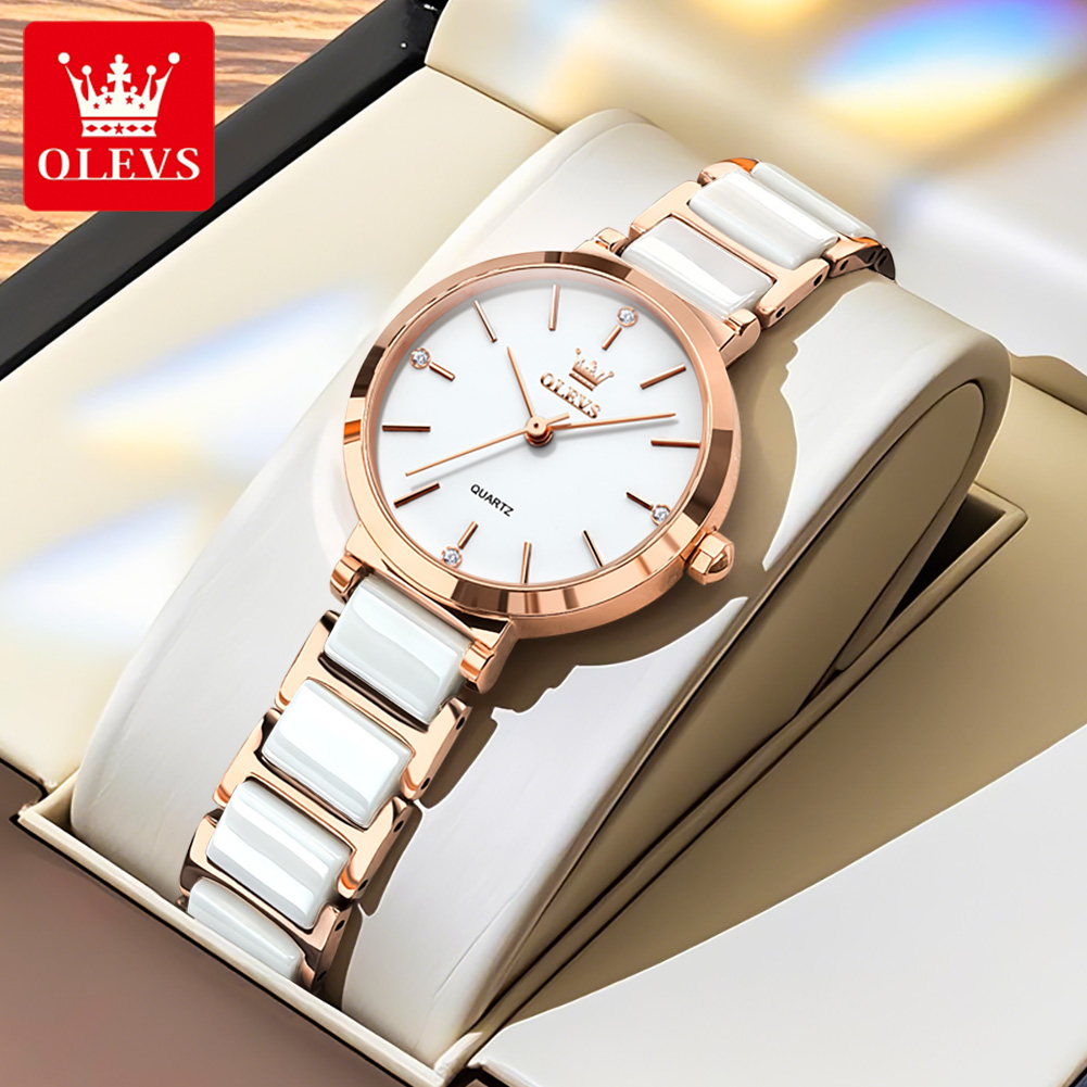 OLEVS Women Watch 5877 Luxury  - Accessories With Watch review and price