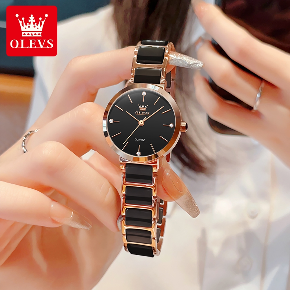 OLEVS Women Watch 5877 Luxury  - Accessories With Watch review and price