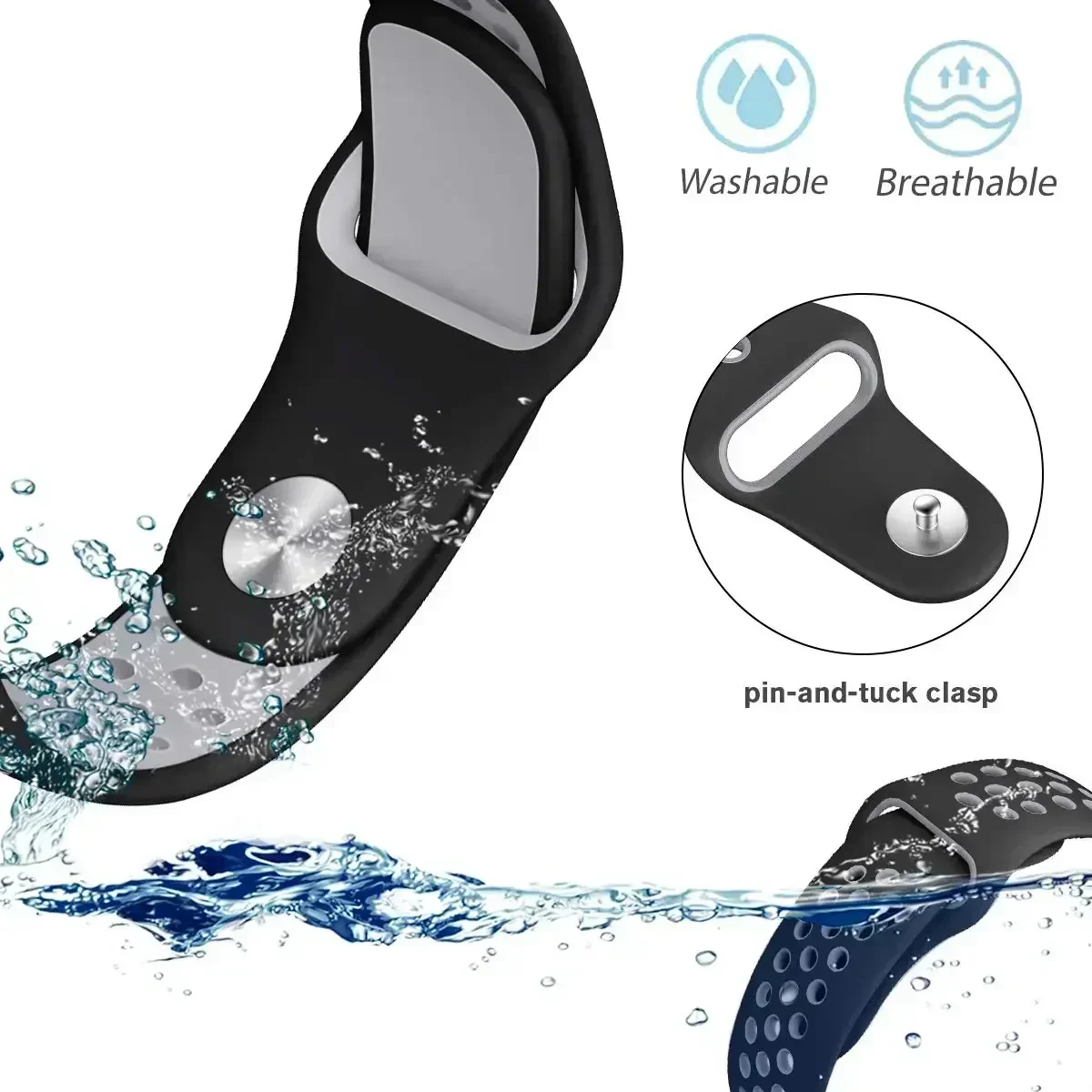 20mm 22mm Breathable Two-Tone  - Motorola Smartwatch Accessories review and price