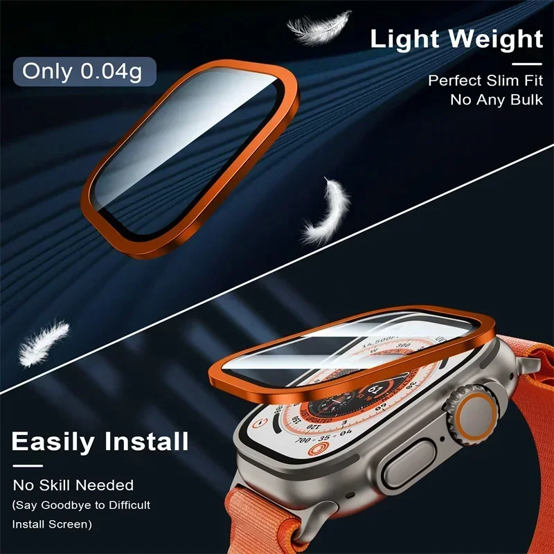 2PCS Tempered Glass for Apple  - Smartwatch Straps & Accessories review and price
