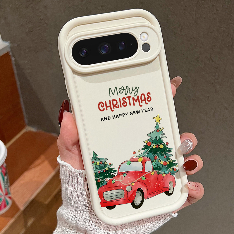 Christmas Pickup Truck Pattern - Google Pixel 9 review and price