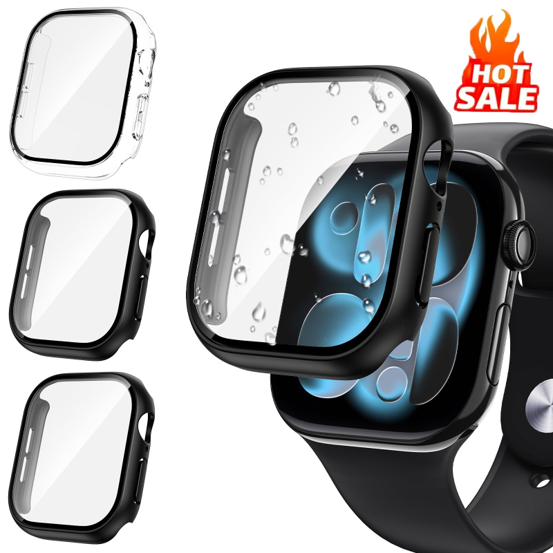 3pcs Glass+Cover For Apple Wat - Apple Smartwatch Accessories review and price