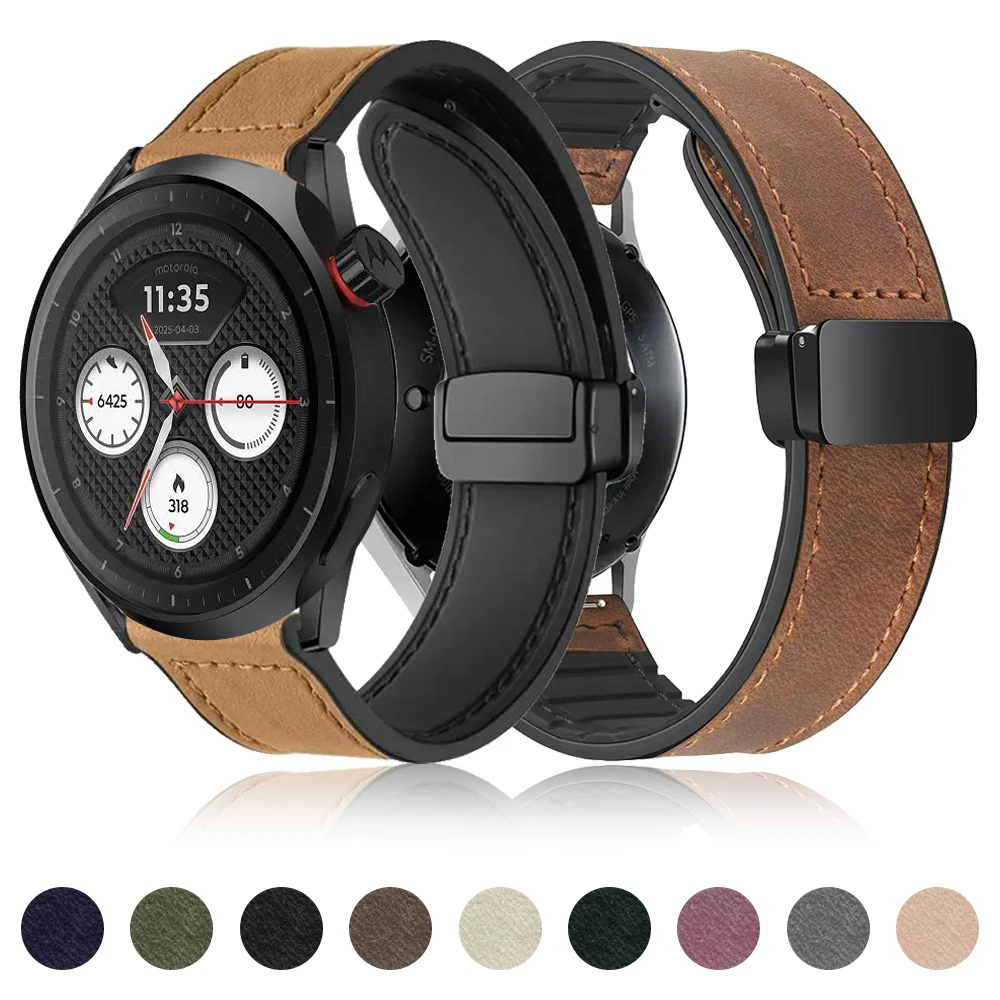 Soft Leather Strap for Motorol - Motorola Smartwatch Accessories review and price