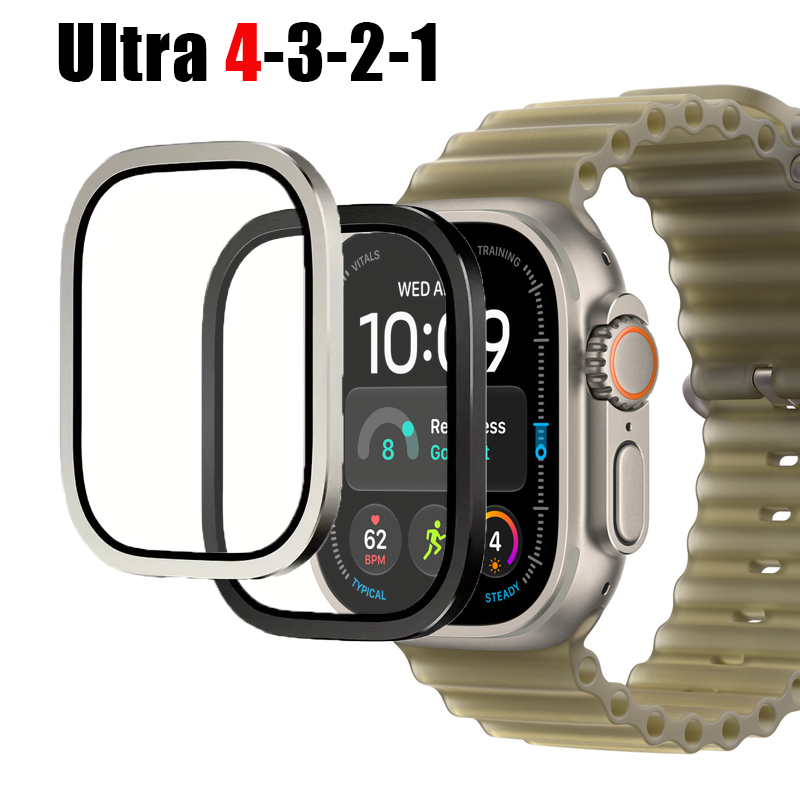 Aluminium Alloy Case+Tempered  - Smartwatch Straps & Accessories review and price