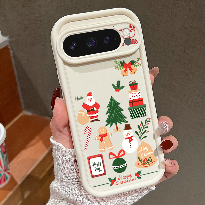 Happy Christmas Pattern Soft T - Google Pixel 9 review and price