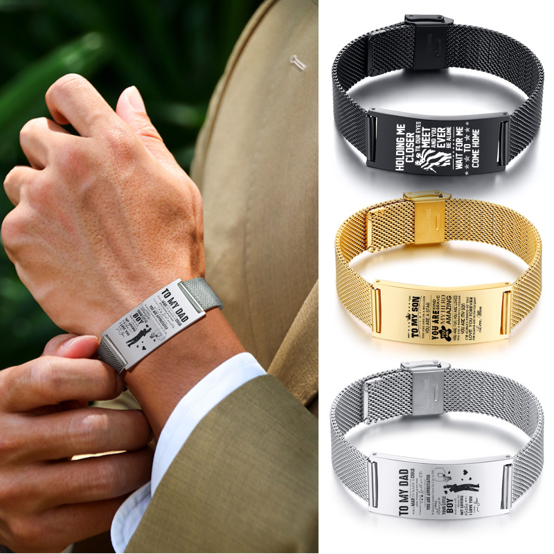 Men Bracelet Timeless Nature O - Stainless Mesh Band review and price