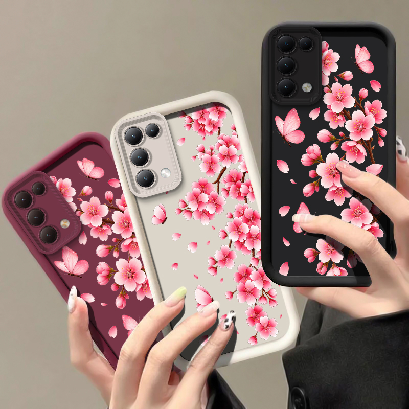 Pink Flower Print Phone Case F - Realme Note 50 review and price