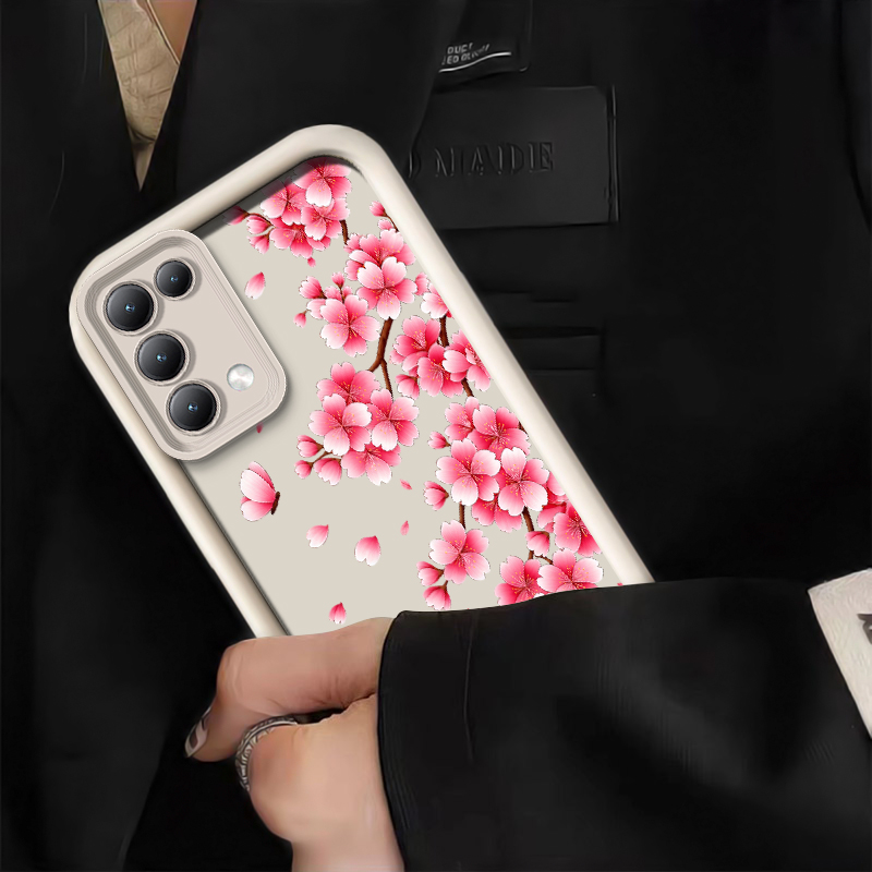 Pink Flower Print Phone Case F - Realme Note 50 review and price