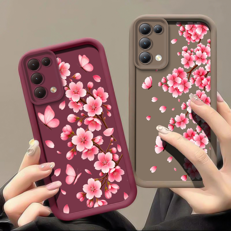 Pink Flower Print Phone Case F - Realme Note 50 review and price