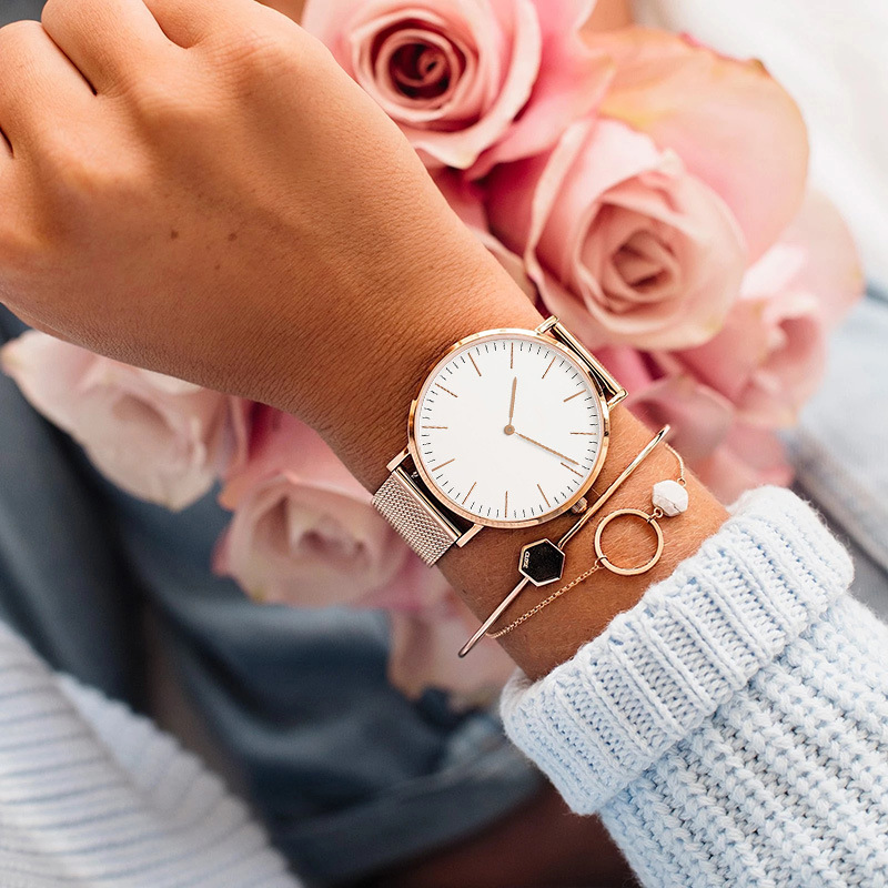 Top Brand Luxury Watches Women - Stainless Mesh Band review and price