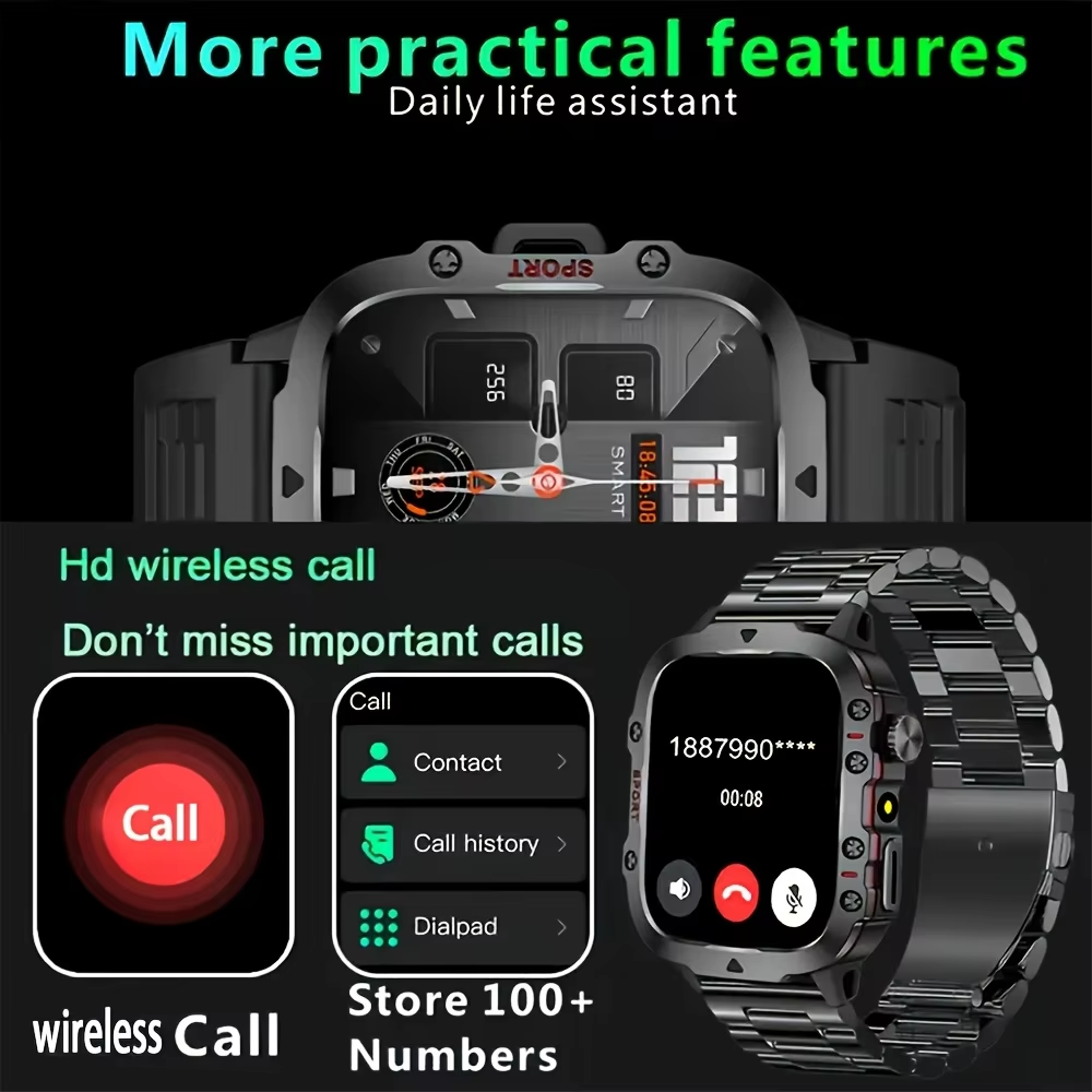 Men Smart Watch,4.6cm HD Scree - Smartwatch Faces review and price