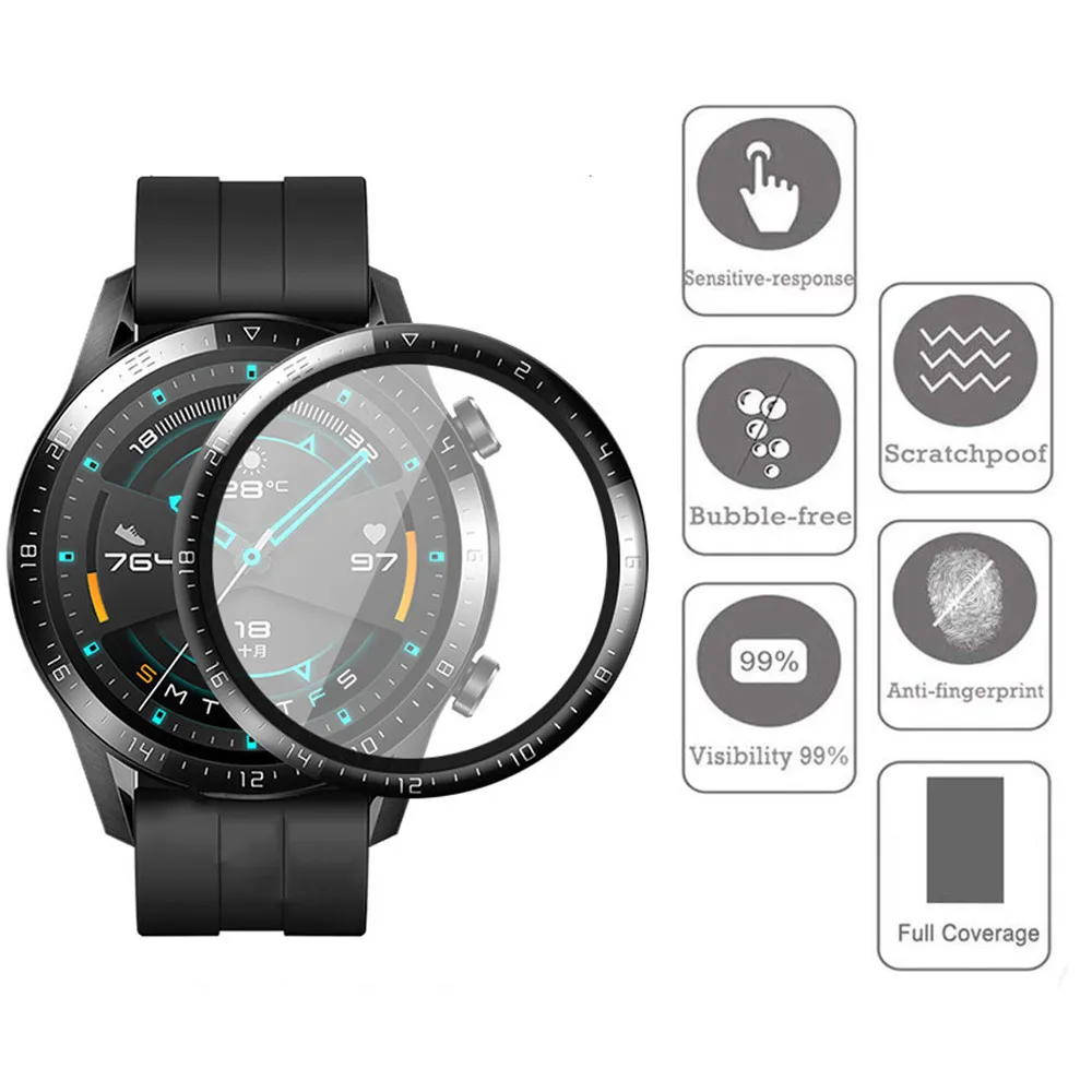 1-3pcs HD Clear Screen Protect - Huawei Smartwatch Accessories review and price