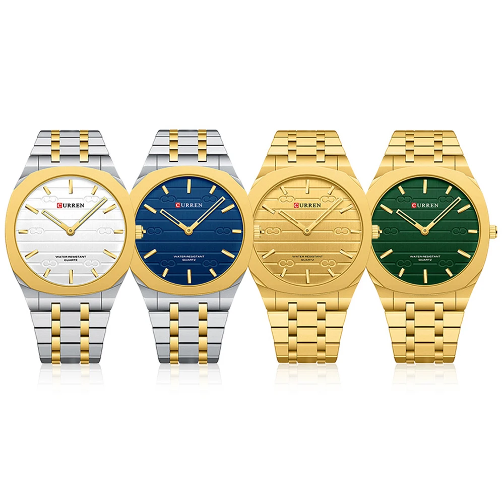 CURREN Fashion Mens Watches Ul - Stainless Mesh Band review and price