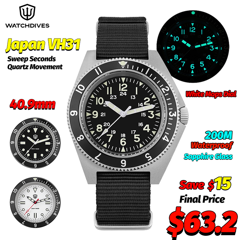 Watchdives WD1972 Quartz Watch - Accessories With Watch review and price