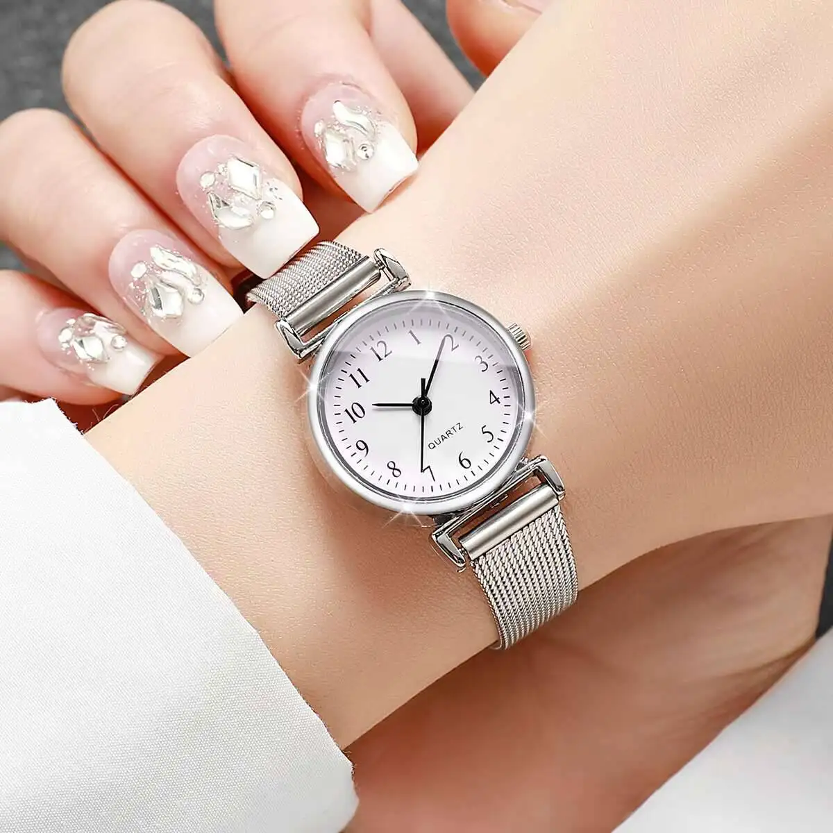 1/2PCS Fashion Women Watches S - Stainless Mesh Band review and price