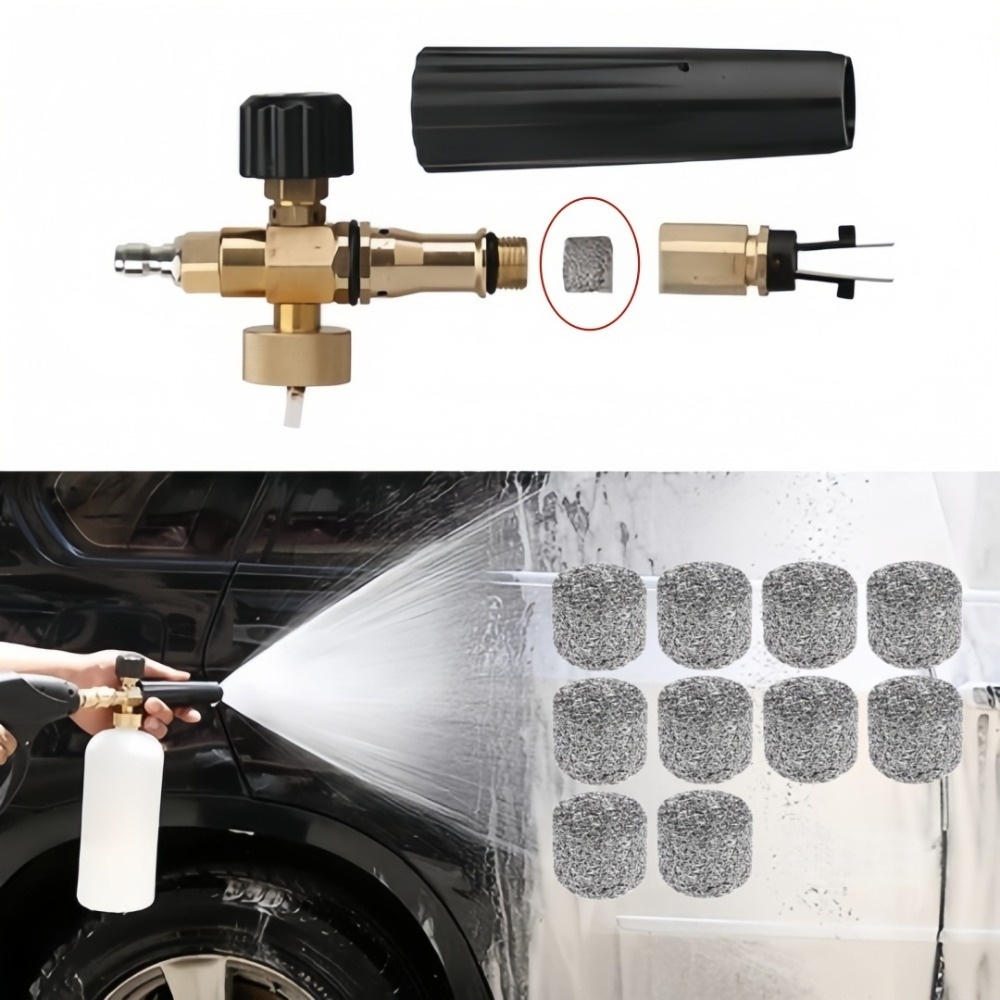 6pcs Car Wash High Density Foa - Stainless Mesh Band review and price