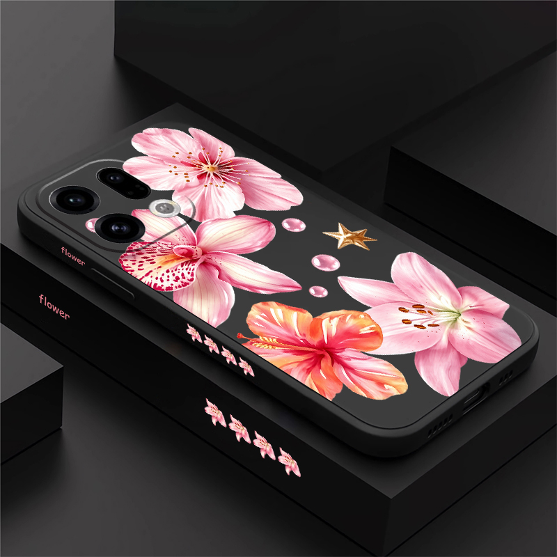 Cute Pink Lily Flowers Phone C - Oppo Reno 12 review and price