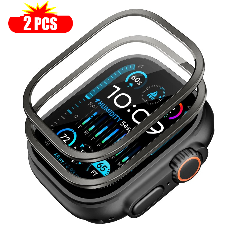 2pcs Tempered Glass for Apple  - Smartwatch Straps & Accessories review and price