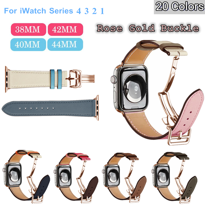 Rose Gold Buckle Strap For App - Smartwatch Accessories Shop review and price