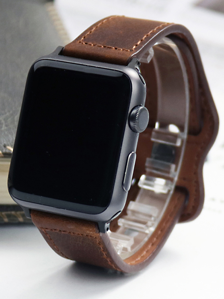 Genuine Leather Correa Strap f - Smartwatch Accessories Shop review and price